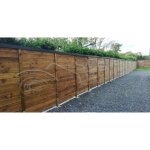 Kit palissade de 5ml en bois trait� autoclave marron prix / kit