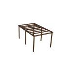 Sud bois - kit pergola / carport douglas structure lgre 3m x 5m - trait naturel (sans traitement) ...