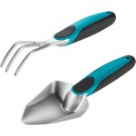 Kit petits outils de jardinage : griffe � fleurs + transplantoir (8974 - 20) - gardena