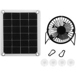 Kit photovolta�que 10w avec ventilateur et ports usb double pour ferme avicole ext�rieure