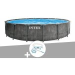 Intex - kit piscine tubulaire baltik ronde 5, 49 x 1, 22 m + kit d'entretien