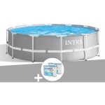 Intex - kit piscine tubulaire prism frame ronde 3, 66 x 0, 99 m + 6 cartouches de filtration