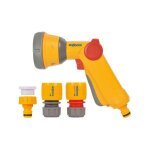 Hozelock - kit pistolet 15 mm multijets bi - matire 2022 pour le nettoyage et l'arrosage