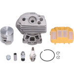 Kit piston - cylindre 43mm pour tron�onneuse husqvarna 545 / 550xp et jonsered cc2252 - filtre � air ...