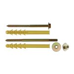 Kit fixation chauffe - eau placo - platre, diam. 16x240mm