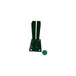 Cloture&jardin - kit platine pour poteau carré de portillon barreaudé ou premium noir + visserie Cloture&jardin - kit platine pour poteau carré de portillon barreaudé ou premium noir + visserie
