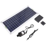 Sjlerst - kit de pompe eau nergie solaire 30w pompe de fontaine panneau solaire pour aquarium de bassin ...