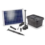 Kit pompe solaire bassin avec filtre 1300l - 20w