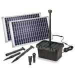 Kit pompe solaire bassin avec filtre fountain pro 1750l - 50w Kit pompe solaire bassin avec filtre fountain pro 1750l - 50w
