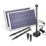 Kit pompe solaire bassin fountain pro 1750l - 50w