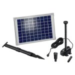 Kit pompe solaire bassin watersplash 610l - 10w Kit pompe solaire bassin watersplash 610l - 10w