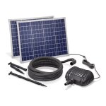 Kit pompe solaire cascade fontaine premium 3400l - 100w