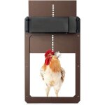 Kit de porte de poulailler automatique, porte de poulailler automatique aliment�e par batterie avec minuterie ...