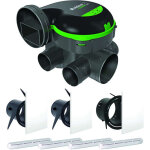 Aldes ? kit purificateur d'air simple flux easyhome pureair classic ? vmc 1 piquage �125mm ? d�tection ...