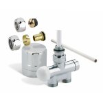 Kit raccordement monotube avec entraxe 50mm chrome manuel thermor 498046