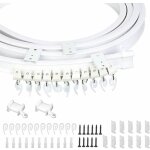 Kit rail rideau plafond(91pcs) inclut 3m rail rideau flexible 11 supports de montage 26 planeurs 26 cilps ... Kit rail rideau plafond(91pcs) inclut 3m rail rideau flexible 11 supports de montage 26 planeurs 26 cilps ...