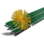 Kit de ramonage pro conduit gain hrisson synthtique 9 cannes 12, 2 m  250 mm - kit pro nylon long ...