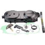 Kit r�paration complet couvercle droit moteur gy6 50 - 100cc - arbre d�marreur levier joint carter courroie ...