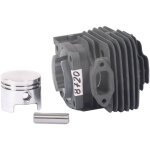 Kit de r�paration pour d�broussailleuse thermique : cylindre + piston + segments