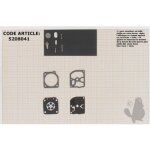 Kit r�paration membranes joints carburateur zama rb - 84 - rb84