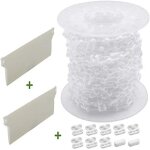 Kit de rparation de stores verticaux, accessoires pour store vertical, bas poids chane connecteurs ...