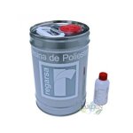 No brand - kit de réparation en résine polyester 1 kg + catalyseur peroxyde No brand - kit de réparation en résine polyester 1 kg + catalyseur peroxyde