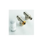 Acova - kit robinetterie manuelle �querre invers�e t�te thermostatique 841108