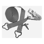 Direct filet - kit sangle de soutien pour b�che de piscine (sangle + cliquet + pitons)