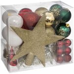 Coffrets décoration sapin de noël 44 pièces Coffrets décoration sapin de noël 44 pièces