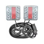 Kit signal. 7m50 magnetique a led entre feux 2. 5m rouge / blanc sodiflash - 17237