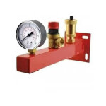 Kit support coupelle d'expansion + groupe de s�curit� chauffage - ferco pression: 3 bars