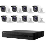 Kit de surveillance vido ip poe 8 camras hikvision 4 mpx 4k