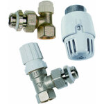 Kit thermostatique avec tête tl10 - corps et robinet de réglage équerre - femelle 15x21 Kit thermostatique avec tête tl10 - corps et robinet de réglage équerre - femelle 15x21
