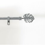 Kit tringle déco extensible 'tropi' 120 - 210cm gris Kit tringle déco extensible 'tropi' 120 - 210cm gris