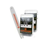 Kit tron�onneuse 1 guide + 2 cha�nes kerwood. 50 cm. 3 / 8 . 1, 5 mm. 20a3klwc. 72 maillons