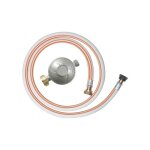 Kit tuyau flexible butane avec 1 dtendeur, 1 ttine et 1 tuyau flexible 1m50 ribitech dg170tv810 / b ...