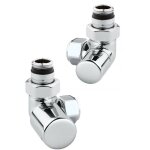 Kit vannes couleur chrome pour radiateur s�che - serviettes gauche arteclima kitval5
