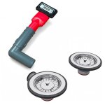 Kit de vidage manuel franke pour �vier de cuisine 2 cuves, avec bondes panier, trop - plein et tubulure ...