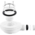 Emke - kit de vidange receveur de douche, caniveau de douche avec siphon, siphon et filtre � cheveux, ...