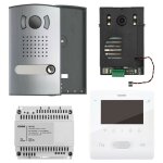 Kit vid�ophone un appartement elvox 2 fils avec tab 4. 3 mains libres 7558 / e