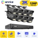 Kit de vid�osurveillance smart dual light avec 8 cam�ras 5mp vision nocturne alarme e - mail kit cam�ra ...