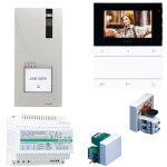Kit visiophone monofamiliale comelit 2 fils people mainslibres et quadra pl8461v Kit visiophone monofamiliale comelit 2 fils people mainslibres et quadra pl8461v