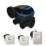 Aldes ? vmc easyhome hygro premium 11033047 ? d�bit 333 m� / h ? moteur ec basse consommation ? 2 piquages ...