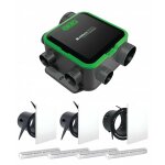 Kit vmc easyhome pureair compact premium + grilles de ventilation colorline + entres d'air