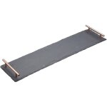 Artesa plateau de ardoise avec poignées en cuivre, pour servir des sandwichs et des amuse - gueules, ... Artesa plateau de ardoise avec poignées en cuivre, pour servir des sandwichs et des amuse - gueules, ...