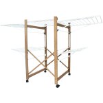 Kitchen move - etendoir � linge pliable ushuaia bois aluminium 32m