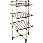 Kitchen move - etendoir � linge willis bois acier 30m