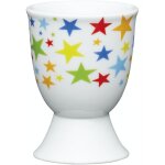 Kitchencraft coquetier brights stars, porcelaine, brun, 58x7. 35x1. 18 cm