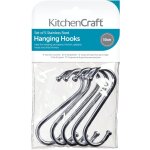 Kitchencraft crochets de mtal chrom en forme de de s pour suspendre des ustensiles dans la cuisine, ...