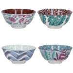 Kitchencraft ensemble de 4 bols  crales /  dessert en cramique